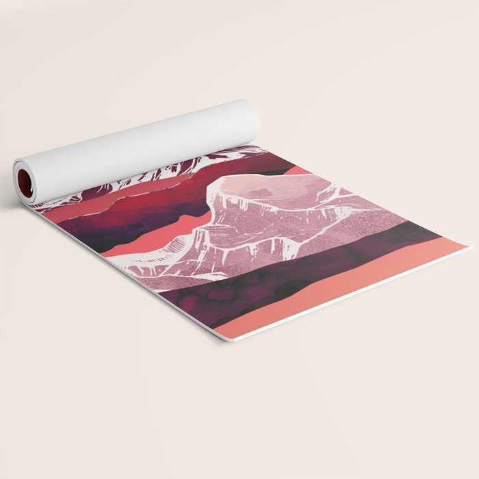 Scarlet Glow Yoga Mat Gallery Image 2