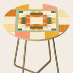 Vintage Quilt Square Side Table Gallery Image 2