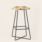 Vintage Quilt Square Stool Gallery Image 1