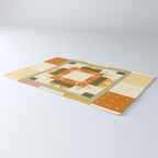 Vintage Quilt Square Rug Gallery Image 3