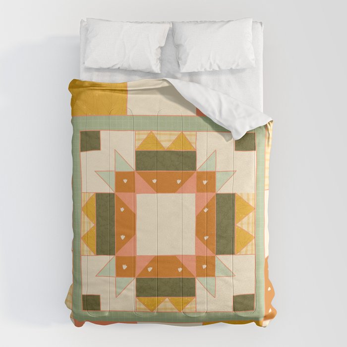 Vintage Quilt Square Comforter Gallery Image 6