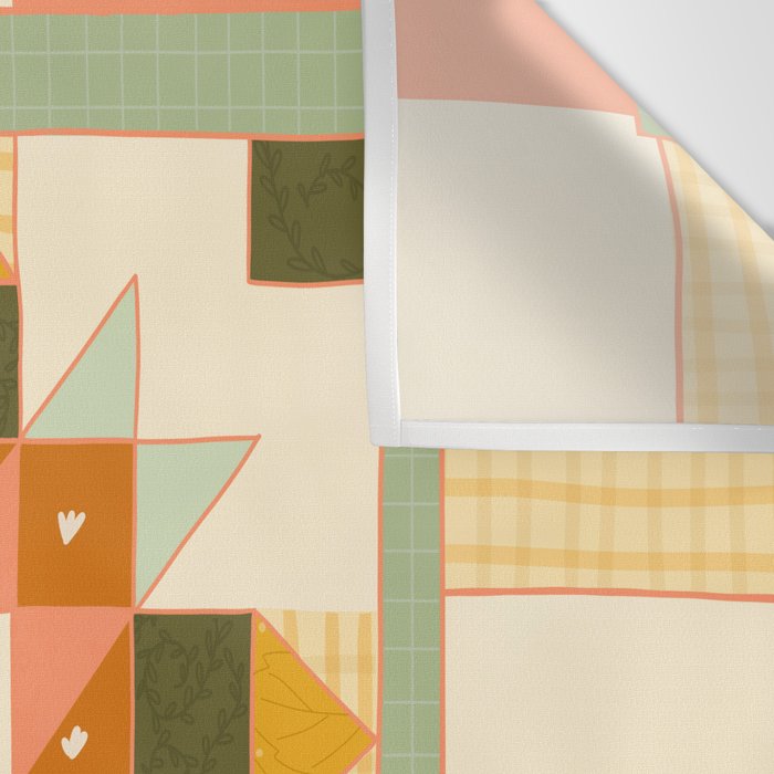 Vintage Quilt Square Wall Tapestry Gallery Image 3