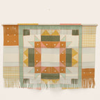 Vintage Quilt Square Wall Hanging Gallery Image 1