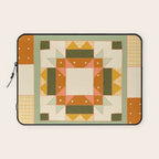 Vintage Quilt Square Laptop Sleeve Gallery Image 1