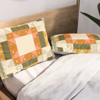 Vintage Quilt Square Pillow Sham Gallery Image 2