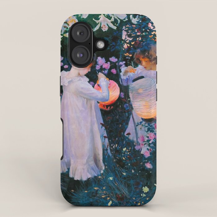 John Singer Sargent Oeillet, Lily, Lily, Rose (1886) iPhone Case Gallery Image 1