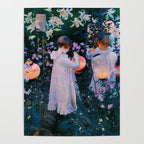 John Singer Sargent Oeillet, Lily, Lily, Rose (1886) Poster Gallery Image 4
