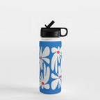 Bloom: Cobalt Blue Matisse Color Series 02 Water Bottle Gallery Image 1