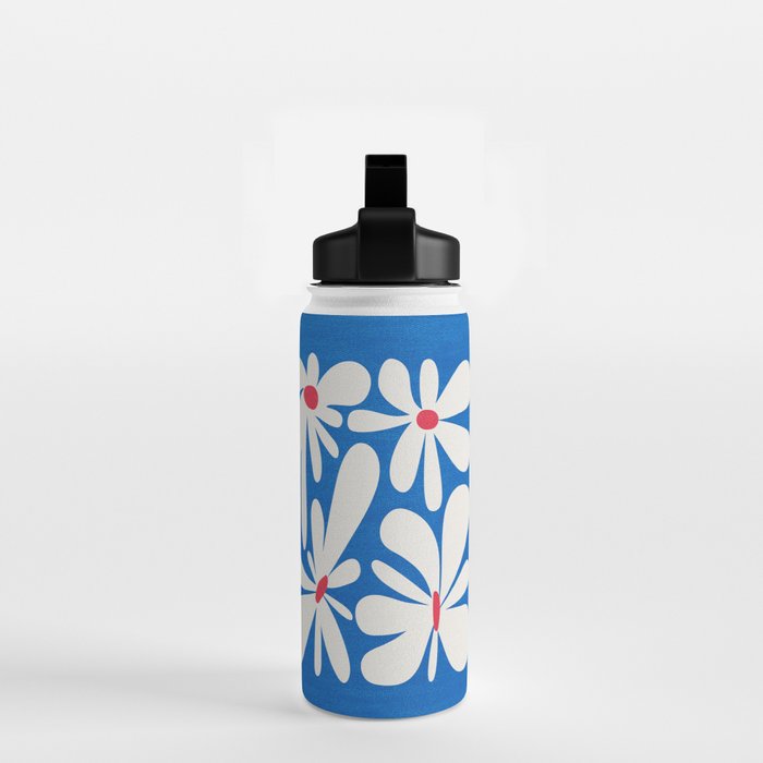 Bloom: Cobalt Blue Matisse Color Series 02 Water Bottle Gallery Image 2