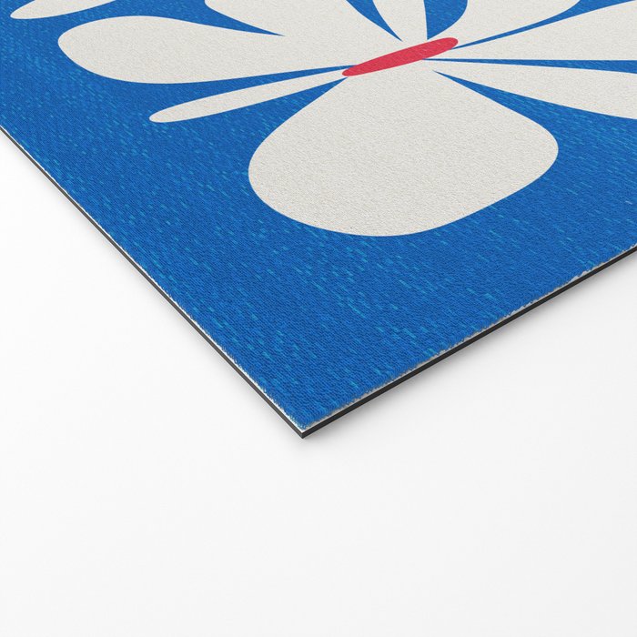 Bloom: Cobalt Blue Matisse Color Series 02 Welcome Mat Gallery Image 2