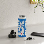 Bloom: Cobalt Blue Matisse Color Series 02 Water Bottle Gallery Image 4