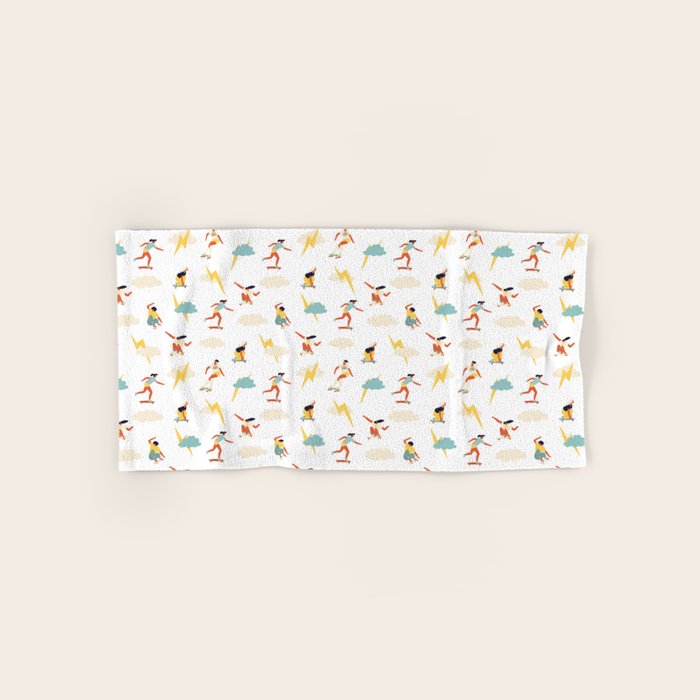 You go, girl pattern! Bath Towel Gallery Image 1