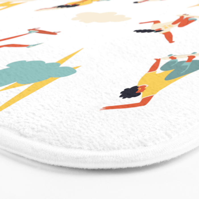 You go, girl pattern! Bath Mat Gallery Image 3