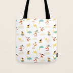 You go, girl pattern! Tote Bag Gallery Image 1