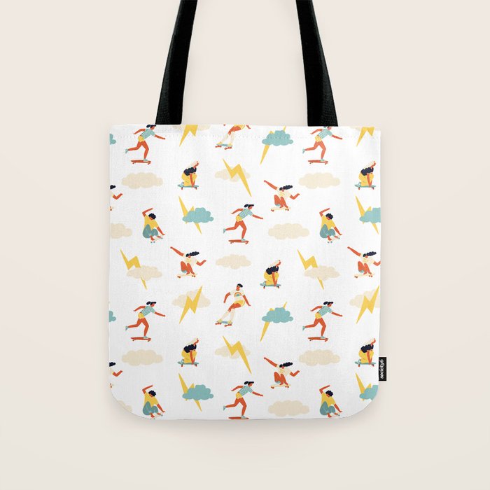 You go, girl pattern! Tote Bag Gallery Image 1