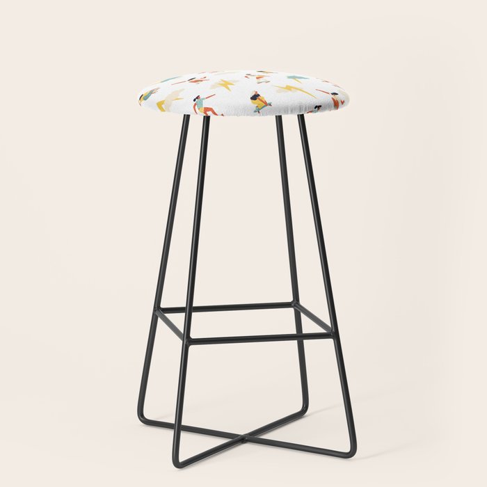 You go, girl pattern! Stool Gallery Image 1
