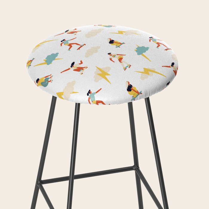 You go, girl pattern! Stool Gallery Image 2