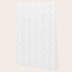 SHARK TEETH PATTERN-white Wallpaper Gallery Image 2
