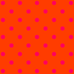 Orange Pop and Hot Neon Pink Polka Dots Coffee Mug Gallery Image 2