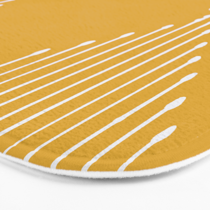 Geo (Yellow) Bath Mat Gallery Image 3