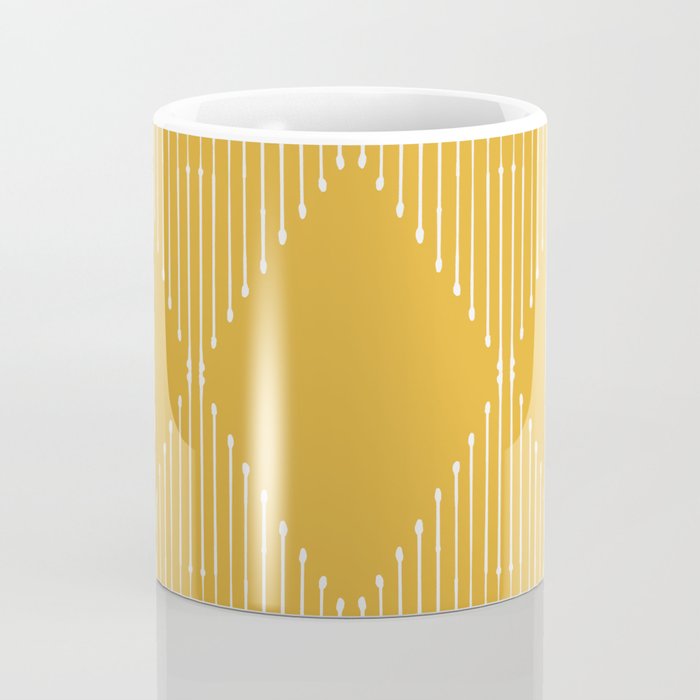 Geo (Yellow) Coffee Mug Gallery Image 4