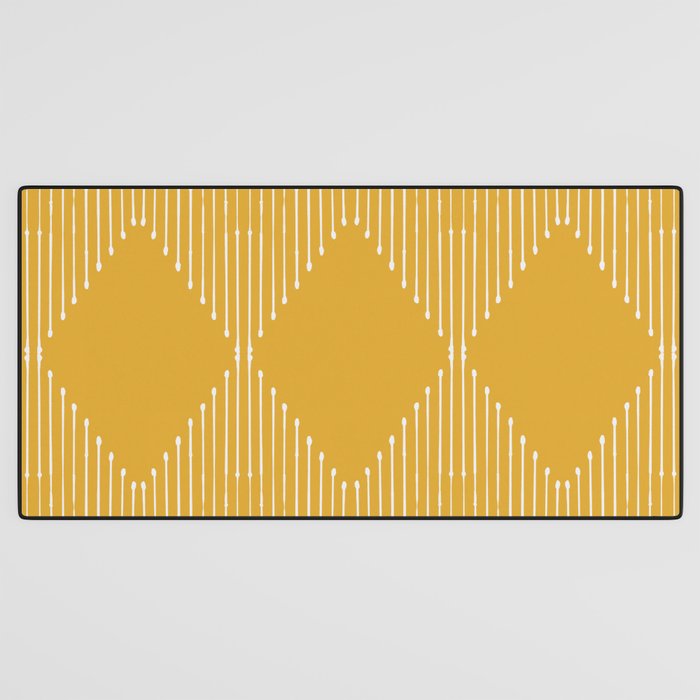 Geo (Yellow) Desk Mat Gallery Image 3