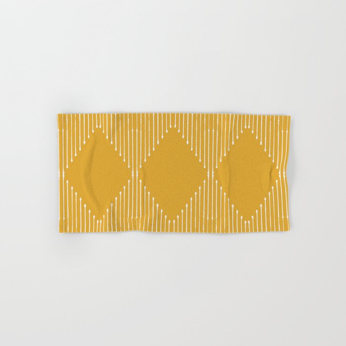 Geo (Yellow) Bath Towel Gallery Image 1