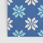 Contrasting Blues: Bethlehem Star Mosaic Poster Gallery Image 3