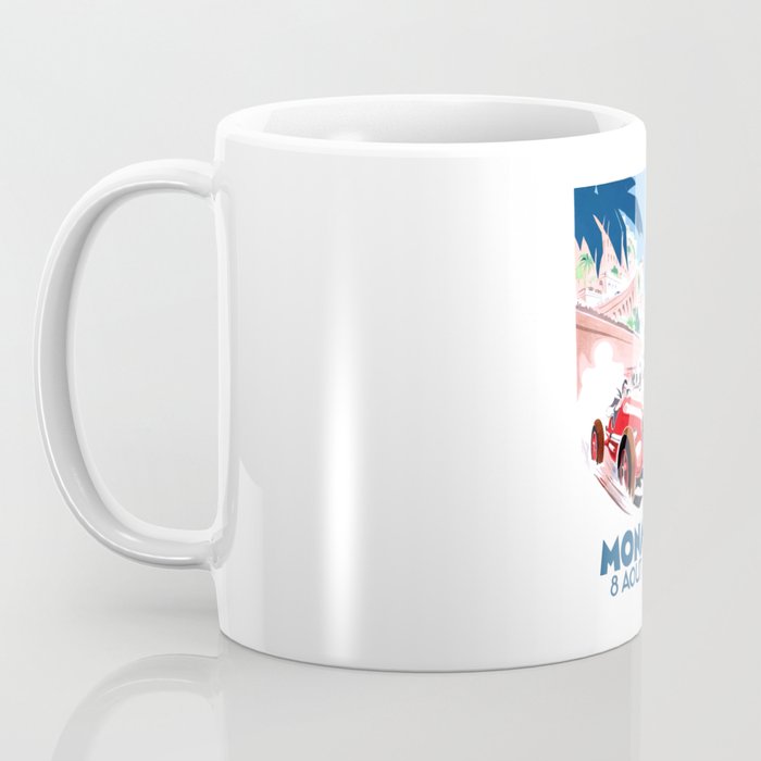 1937 MONACO Grand Prix Racing Poster Coffee Mug Gallery Image 3
