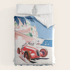 1937 MONACO Grand Prix Racing Poster Comforter Gallery Image 6