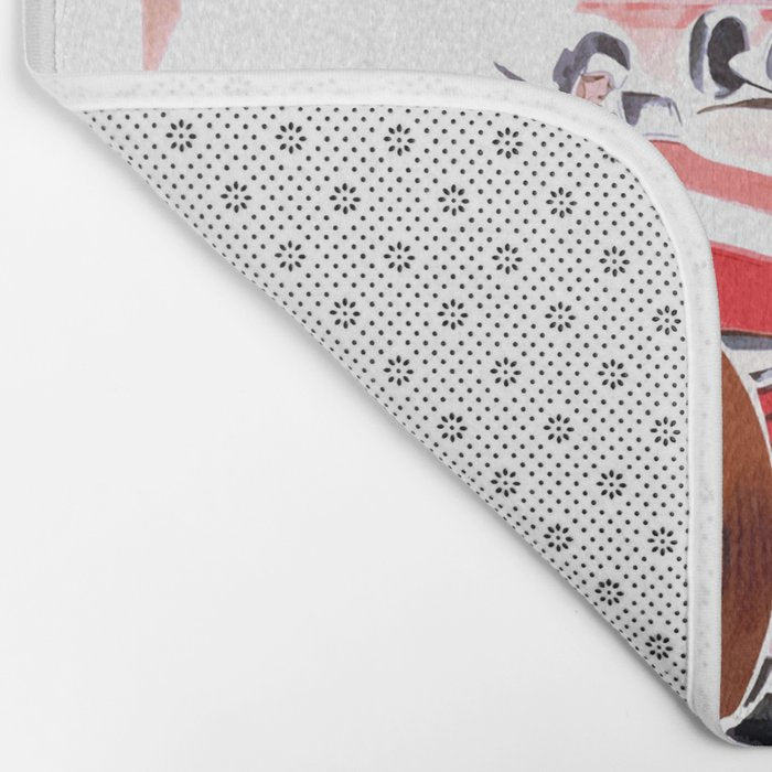 1937 MONACO Grand Prix Racing Poster Bath Mat Gallery Image 2