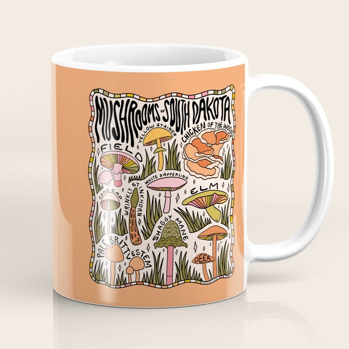 Mushrooms of South Dakota Coffee Mug Gallery Image 1