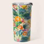 Tropical Orange Garden II Travel Mug Gallery Image 2