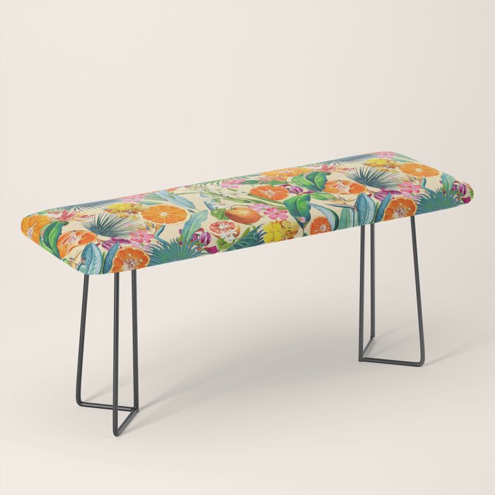 Tropical Orange Garden II Bench Gallery Image 1