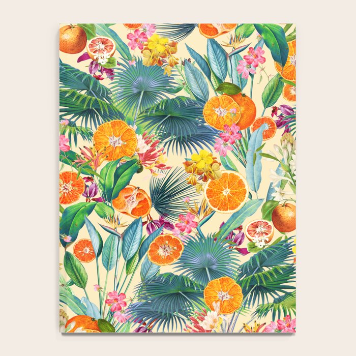 Tropical Orange Garden II Notebook Gallery Image 4