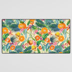 Tropical Orange Garden II Desk Mat Gallery Image 3