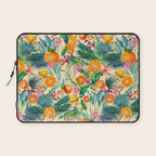 Tropical Orange Garden II Laptop Sleeve Gallery Image 1