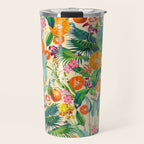 Tropical Orange Garden II Travel Mug Gallery Image 1