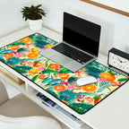 Tropical Orange Garden II Desk Mat Gallery Image 2