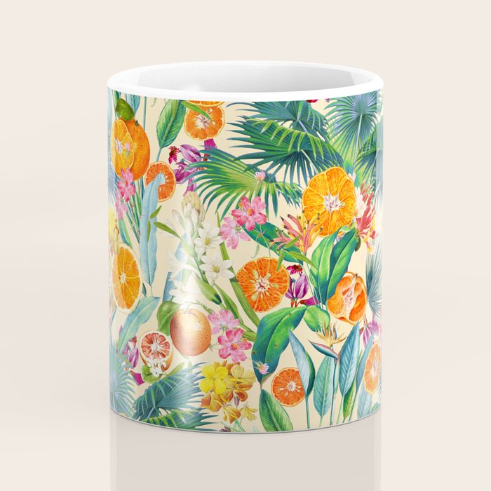 Tropical Orange Garden II Coffee Mug Gallery Image 4