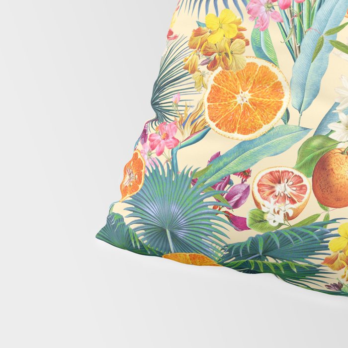 Tropical Orange Garden II Pillow Sham Gallery Image 4