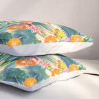 Tropical Orange Garden II Pillow Sham Gallery Image 3