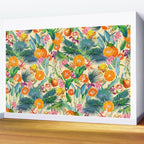 Tropical Orange Garden II Wall Mural Gallery Image 2