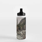 Winter Begins - River Mountain Nature Photography Water Bottle Gallery Image 2