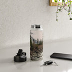 Winter Begins - River Mountain Nature Photography Water Bottle Gallery Image 4