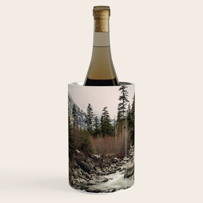 Winter Begins - River Mountain Nature Photography Wine Chiller Gallery Image 1