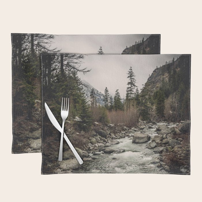 Winter Begins - River Mountain Nature Photography Placemat Gallery Image 1
