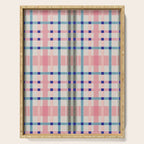 Vibrant Plaid Fusion B Serving Tray Gallery Image 1