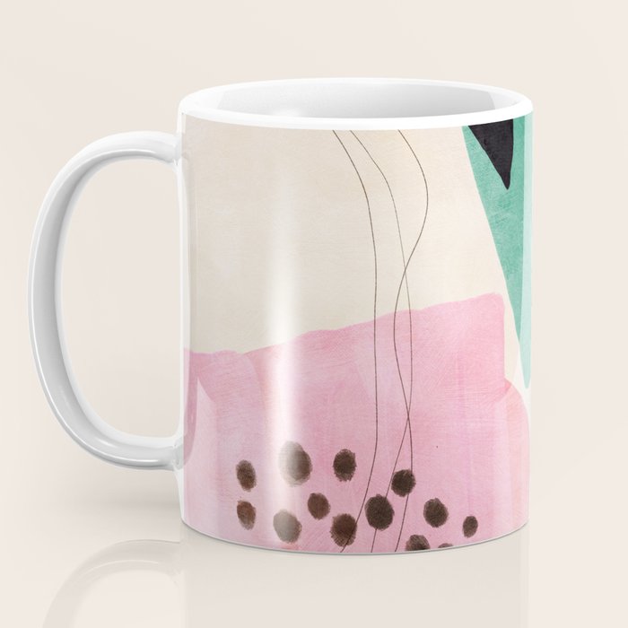 mid centruy organic shapes spring 21 /4 Coffee Mug Gallery Image 3