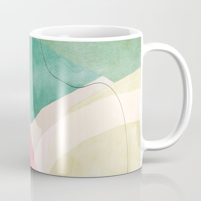 mid centruy organic shapes spring 21 /4 Coffee Mug Gallery Image 1